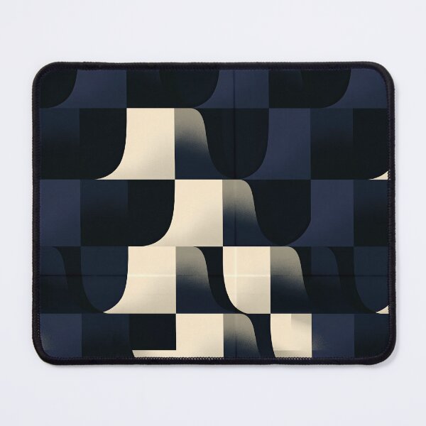 Item preview, Dark Navy Liquid Square Pattern designed and sold by Piotrek0001.