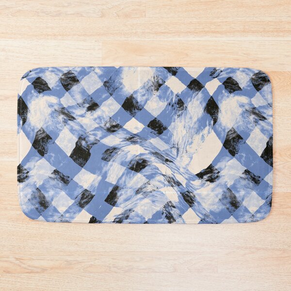 Item preview, Sky Blue Painted Gingham Texture designed and sold by Piotrek0001.