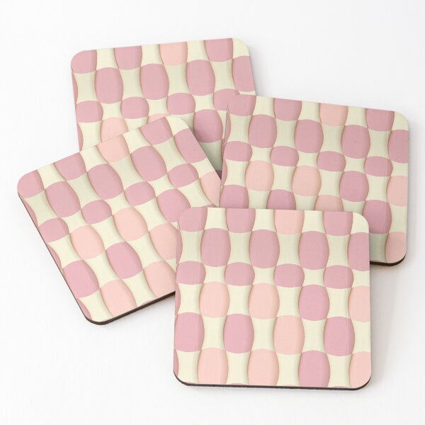 Item preview, Pastel Pink Soft Geometric Grid designed and sold by Piotrek0001.