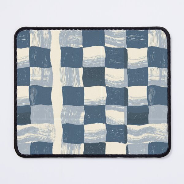 Item preview, Indigo Blue Painted Checkers designed and sold by Piotrek0001.