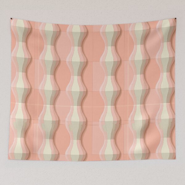 Item preview, Blushing Pink Geometric Pill Pattern designed and sold by Piotrek0001.