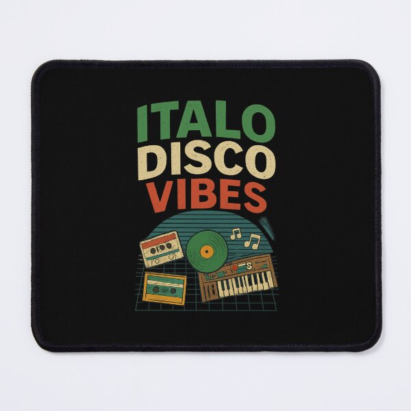 Item preview, ITALO DISCO VIBES – Retro Style Tee designed and sold by Graphroad.