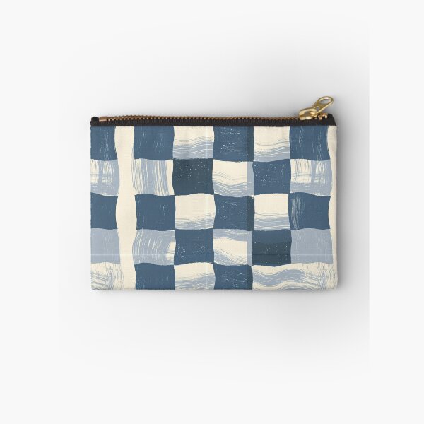 Item preview, Indigo Blue Painted Checkers designed and sold by Piotrek0001.