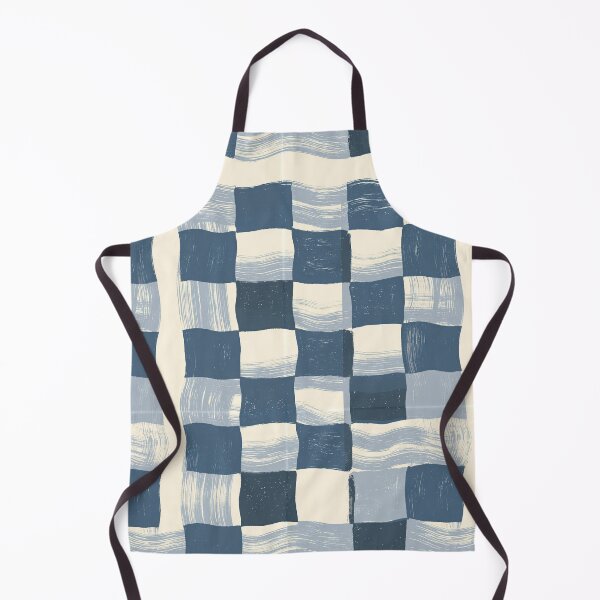 Item preview, Indigo Blue Painted Checkers designed and sold by Piotrek0001.