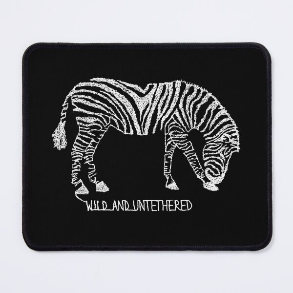 Item preview, Zebra made up of White Scribbles designed and sold by ChantellaGF.