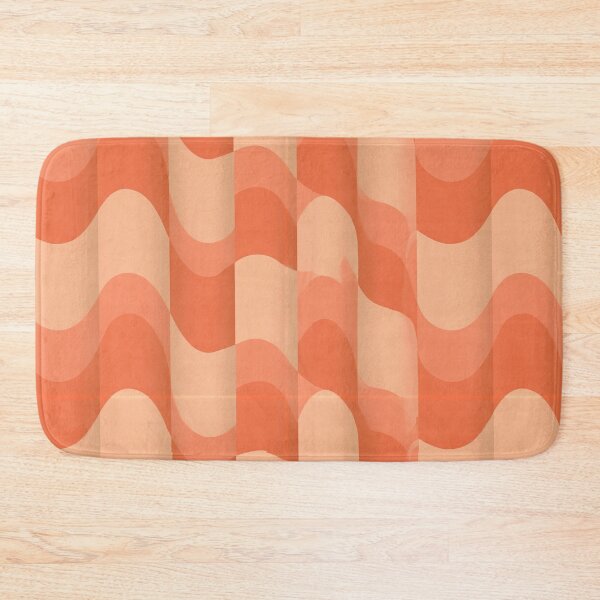 Item preview, Tangerine Orange Vertical Ripples designed and sold by Piotrek0001.