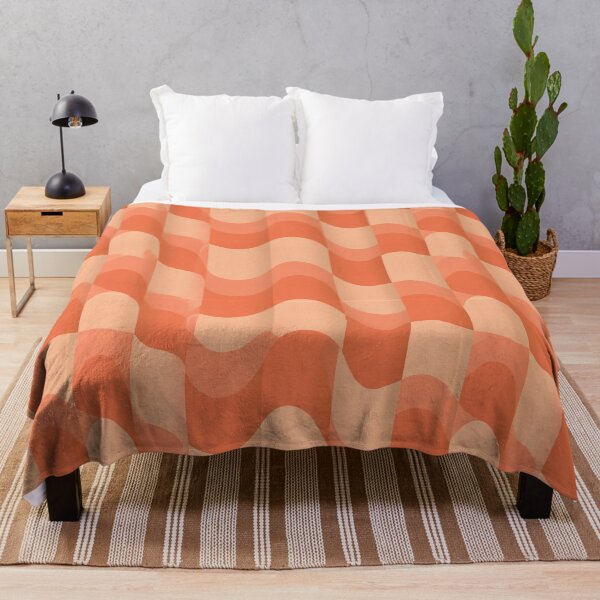Item preview, Tangerine Orange Vertical Ripples designed and sold by Piotrek0001.