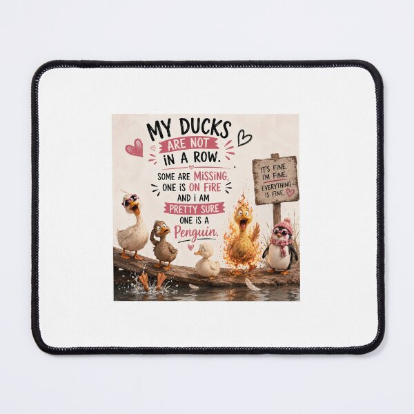 Item preview, Ducks not in a row designed and sold by Suadela Branding.