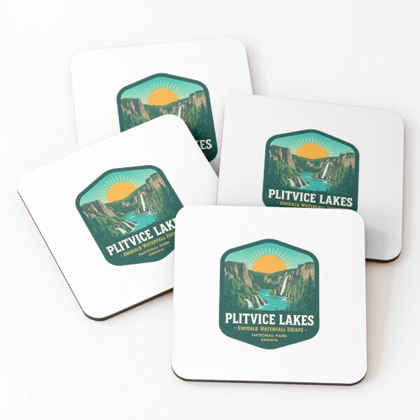 Item preview, Plitvice Lakes Emerald Waterfall Escape National Park Croatia Traveler Souvenir designed and sold by Simsimah26Parks.
