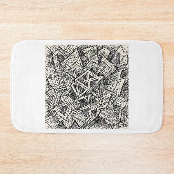 Item preview, Adversarial Chaotic abstract ink sketch designed and sold by drchzak.