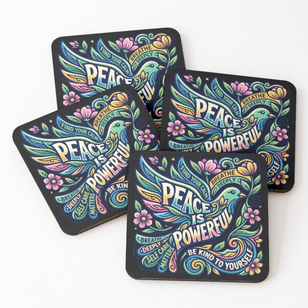 Item preview, Peace is Powerful designed and sold by The Quiet Canvas By Jacky.