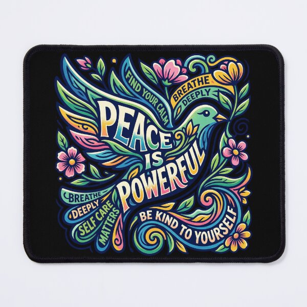 Item preview, Peace is Powerful designed and sold by The Quiet Canvas By Jacky.