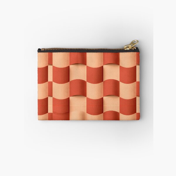 Item preview, Rust Red Layered Sine Wave Art designed and sold by Piotrek0001.