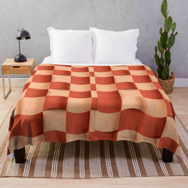 Item preview, Rust Red Layered Sine Wave Art designed and sold by Piotrek0001.
