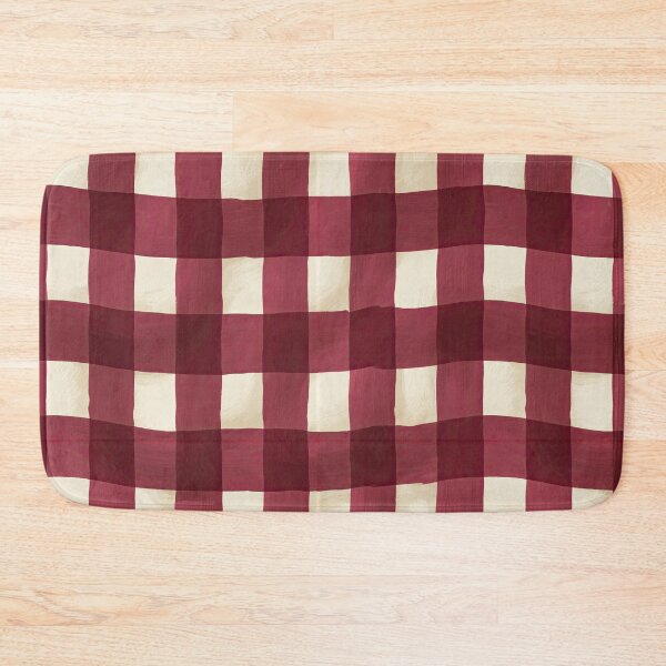 Item preview, Burgundy Red Classic Gingham Texture designed and sold by Piotrek0001.