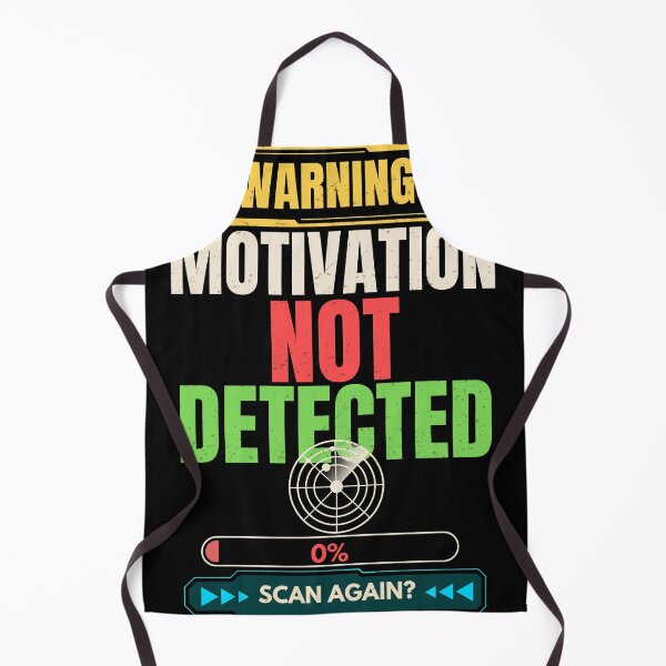 Item preview, Warning Motivation Not Detected Funny Tech Humor T-Shirt designed and sold by Uvclick.