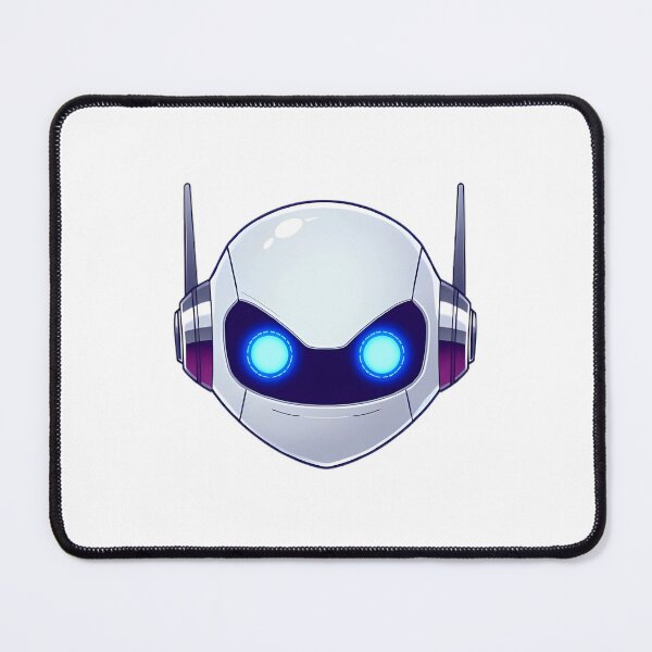 Item preview, Futuristic Cyberpunk Robot Head Vector Art designed and sold by 77Clover.