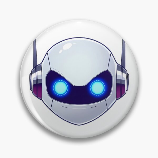 Item preview, Futuristic Cyberpunk Robot Head Vector Art designed and sold by 77Clover.