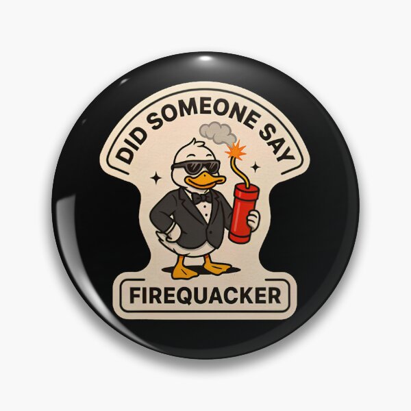 Item preview, Did Someone Say Firequacker Cool Secret Agent Duck 4th of July designed and sold by DejvArtist.