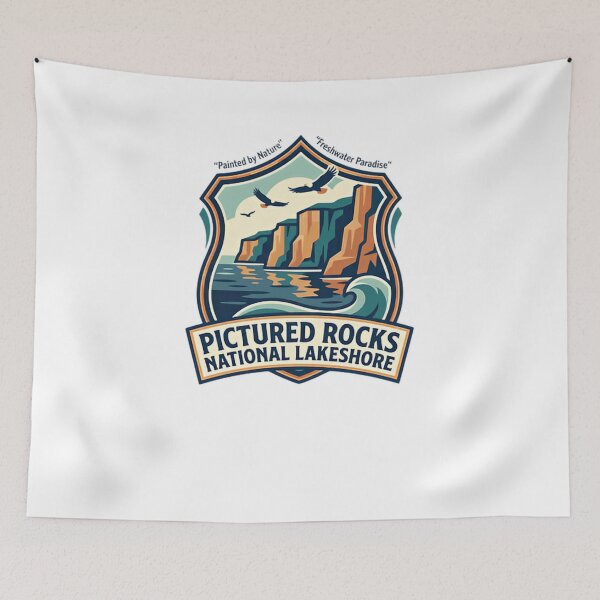 Item preview, Pictured Rocks National Lakeshore Michigan Travel Explorer designed and sold by Simsimah26Parks.