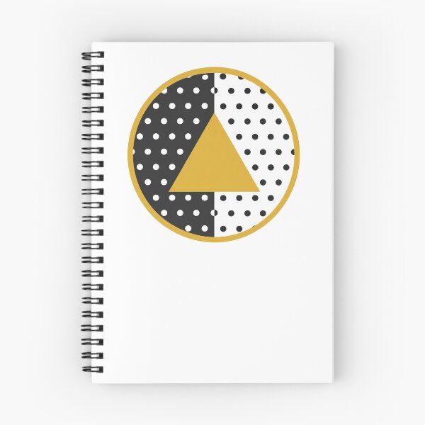 Item preview, de Poitrine White and Black Polka Dot with a Yellow Triangle designed and sold by CoquetteGoose.