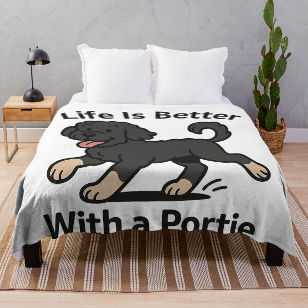 Item preview, Life Is Better With a Portie Cute Portuguese Water Dog Lover Design designed and sold by FurAndFlaireg.