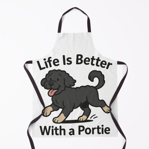 Item preview, Life Is Better With a Portie Cute Portuguese Water Dog Lover Design designed and sold by FurAndFlaireg.
