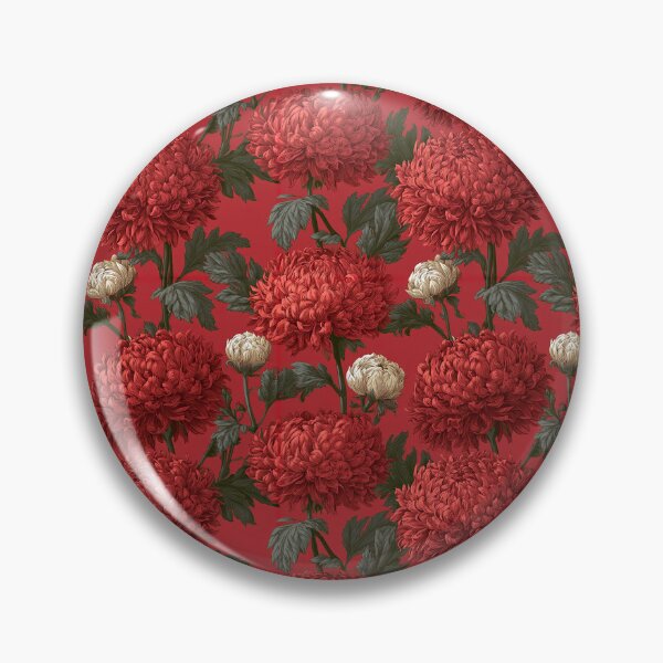 Item preview, Artistic Chrysanthemum Print  - Flower Garden Pattern - Anniversary Gifts For Mom designed and sold by RoyalStarsPatts.