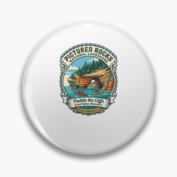 Item preview, Pictured Rocks National Lakeshore Paddle The Cliffs Great Lakes Adventure Natural Masterpiece Kayaking Travel designed and sold by Simsimah26Parks.