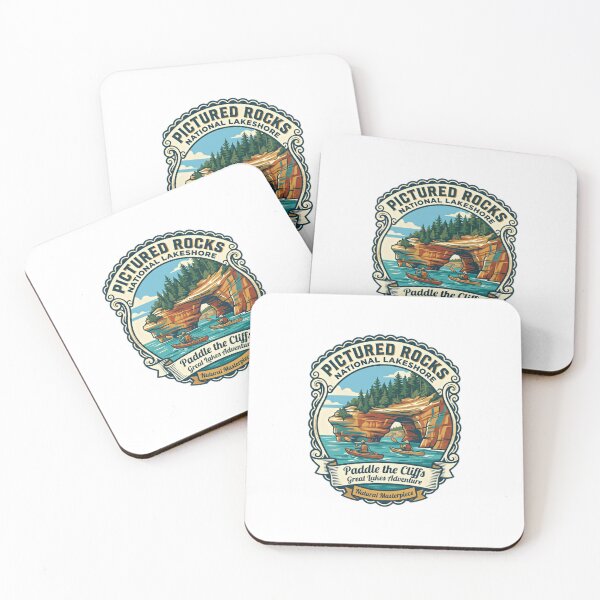Item preview, Pictured Rocks National Lakeshore Paddle The Cliffs Great Lakes Adventure Natural Masterpiece Kayaking Travel designed and sold by Simsimah26Parks.