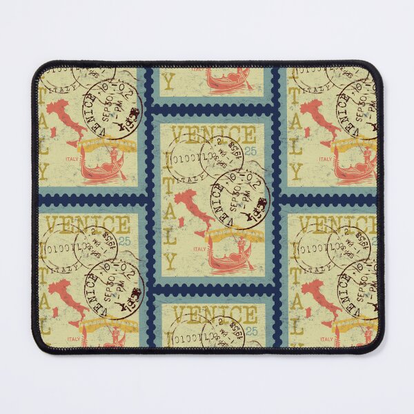Item preview, Retro Venice Italy Post Stamp designed and sold by Primroaddesigns.