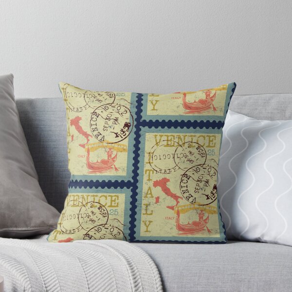 Item preview, Retro Venice Italy Post Stamp designed and sold by Primroaddesigns.