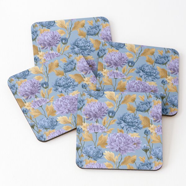 Item preview, Ornamental Chrysanthemum Flower - Tropical Flower Pattern - Baby Shower Gifts designed and sold by RoyalStarsPatts.