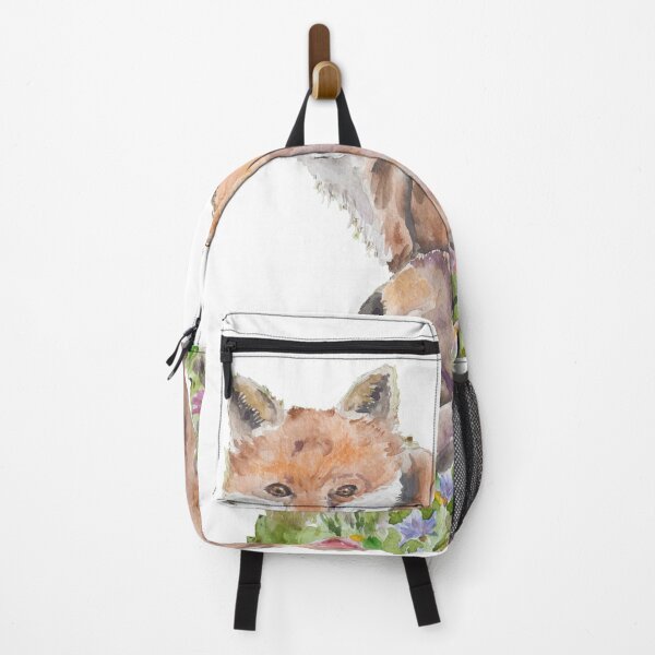 Item preview, fox baby drinking milk watercolour painting no background designed and sold by ColorandColor.