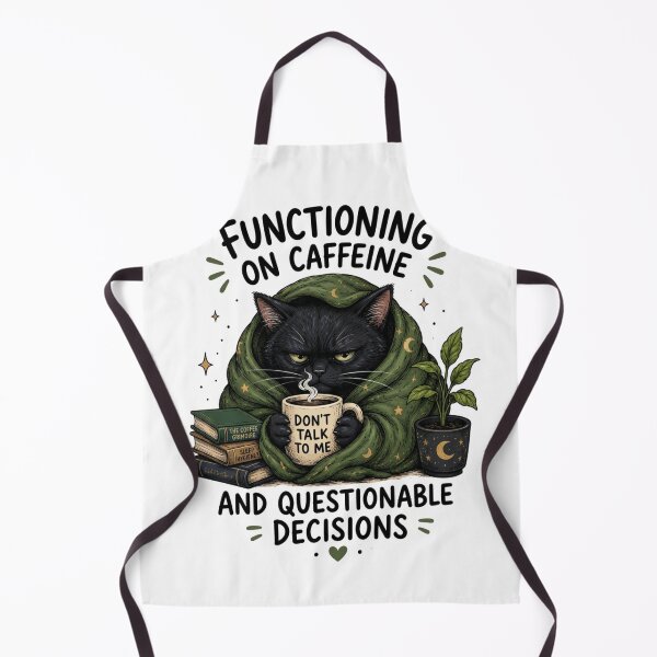 Item preview, cat drinking coffee designed and sold by Kokoruja Shop.
