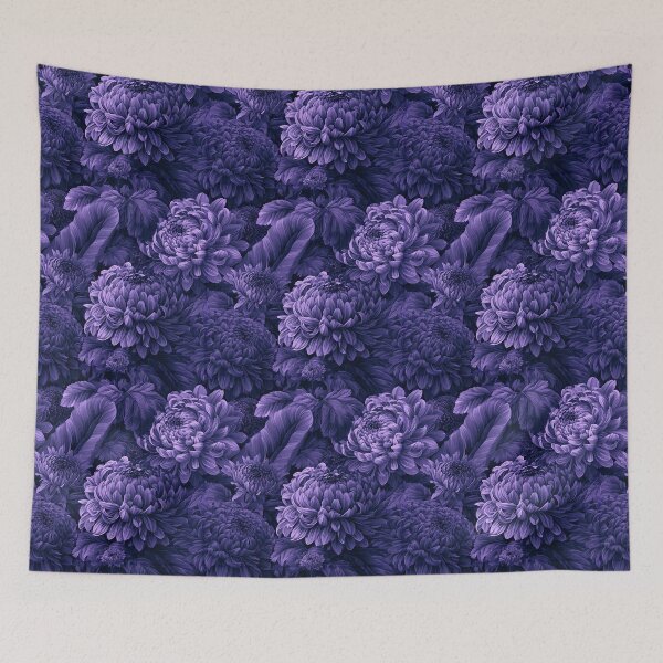 Item preview, Trendy Chrysanthemum Flower  - Birth Flower Pattern - Best Friend Gifts designed and sold by RoyalStarsPatts.