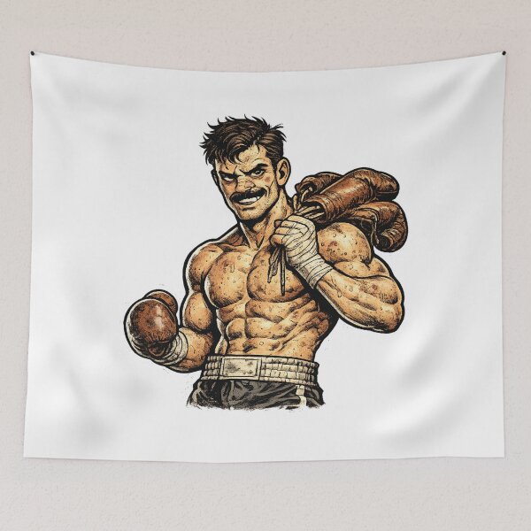 Item preview, Boxer Cartoon designed and sold by AlexLineArt.