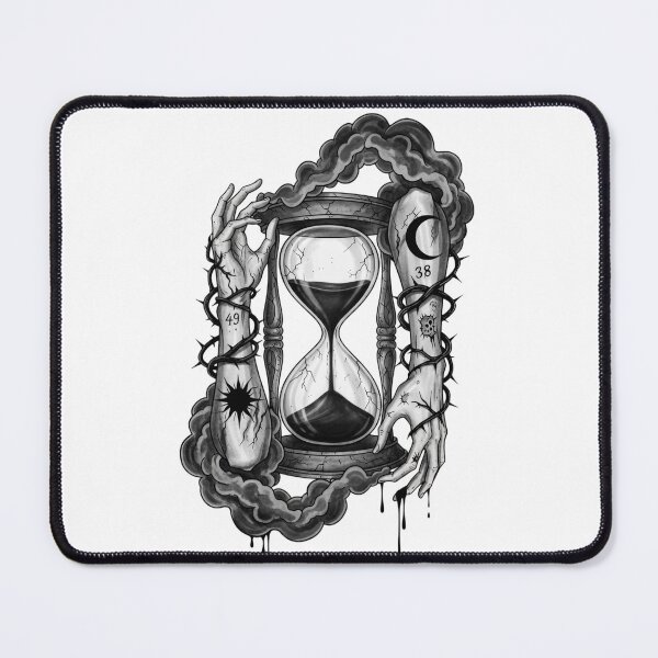 Item preview, Dark Surreal Hourglass Illustration designed and sold by ghostlogic-th.