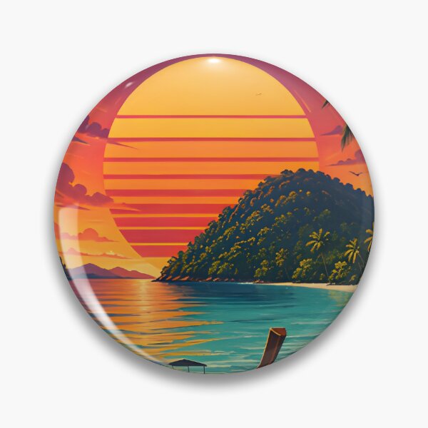 Item preview, Surin Islands - Thailand Retro Sunset Collection designed and sold by Spirit of Siam.