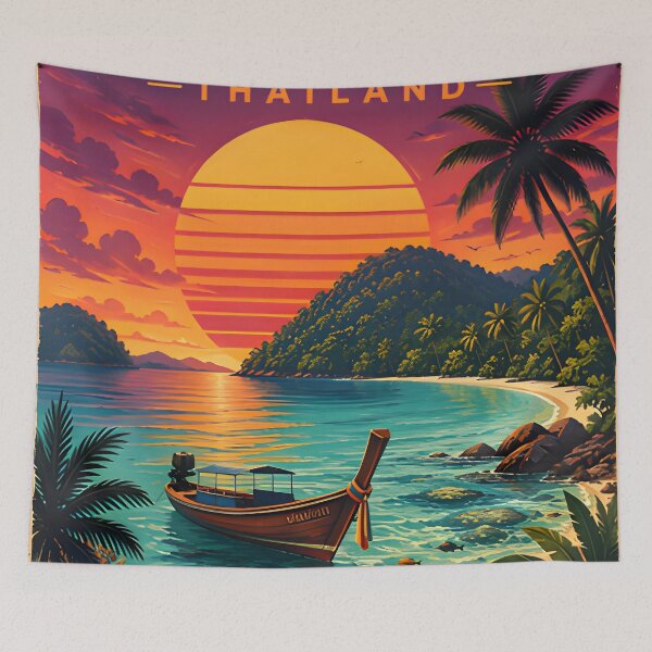 Item preview, Surin Islands - Thailand Retro Sunset Collection designed and sold by Spirit of Siam.
