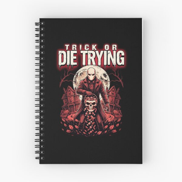 Item preview, Trick or Die Trying, Masked Killer Halloween Horror Vintage designed and sold by CryptReel.
