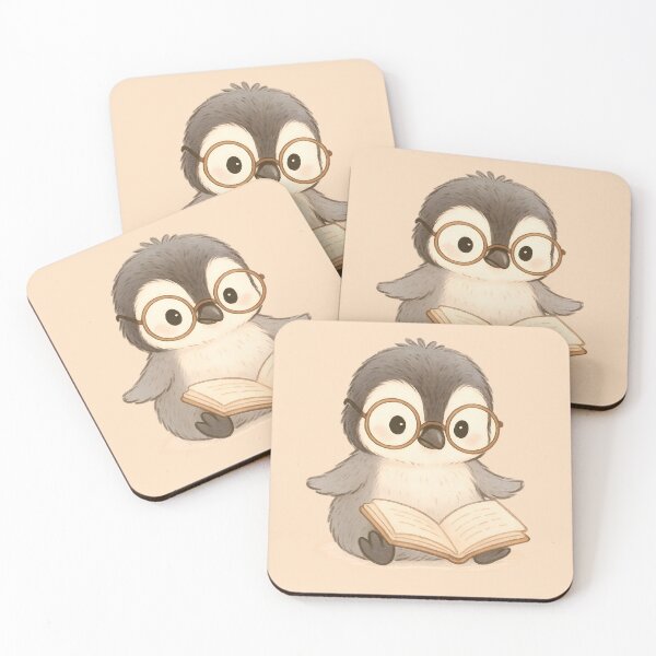 Item preview, Cute Baby Penguin Reading a Book designed and sold by PebsPebs.