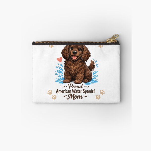 Item preview, Proud American Water Spaniel Mom Cute Dog Lover Vintage Puppy Design designed and sold by FurAndFlaireg.