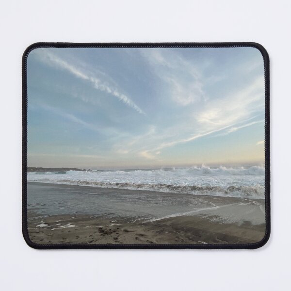Item preview, Pastel-colored evening sky over a stormy ocean shore designed and sold by Art of Momenz.