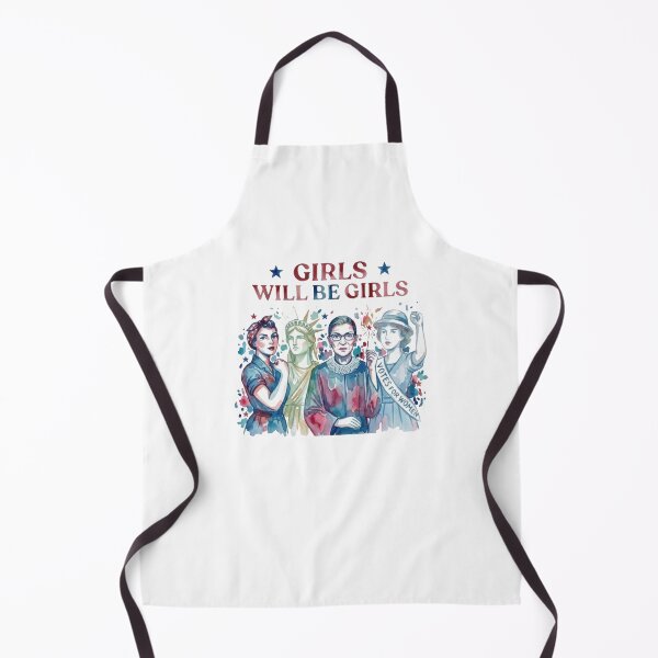 Item preview, Girls Will Be Girls Feminist Patriotic Women Empowerment 4th of July designed and sold by ajifujpost.