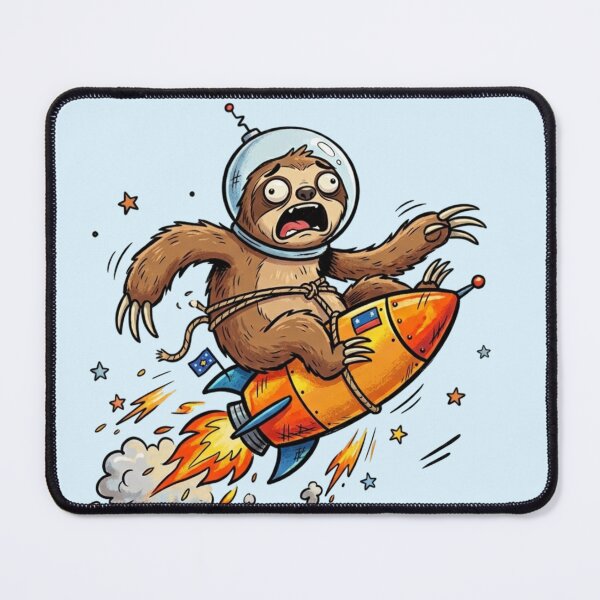 Item preview, Cute Space Sloth Sticker Design designed and sold by StoneByTheMoon.
