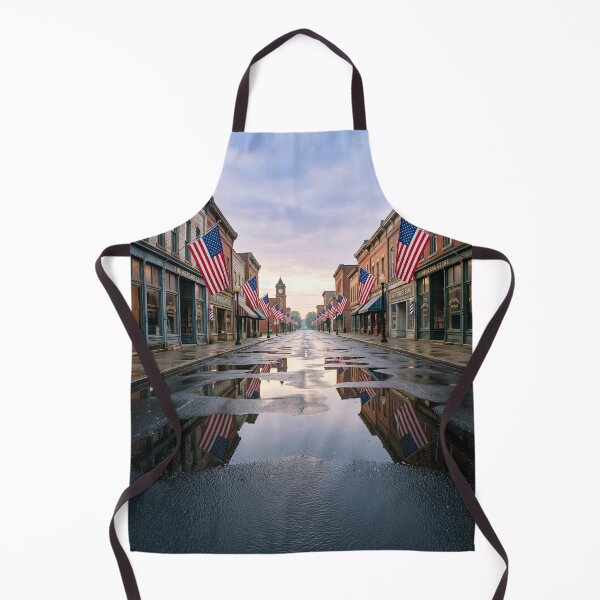 Item preview, Vintage Small Town America Main Street designed and sold by Home Decor Art.