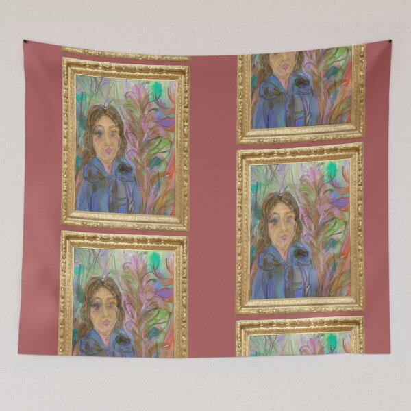 Item preview, THE BLUE COAT PORTRAIT designed and sold by ABEBERMANCHUTE.