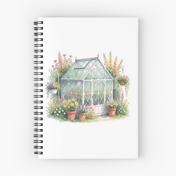 Item preview, Vintage Garden Greenhouse Botanical Illustration designed and sold by AillustriaAK.