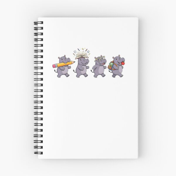 Item preview, Funny Hippo Squad Back to School Hippopotamus Lover Teacher Student designed and sold by ajifujpost.